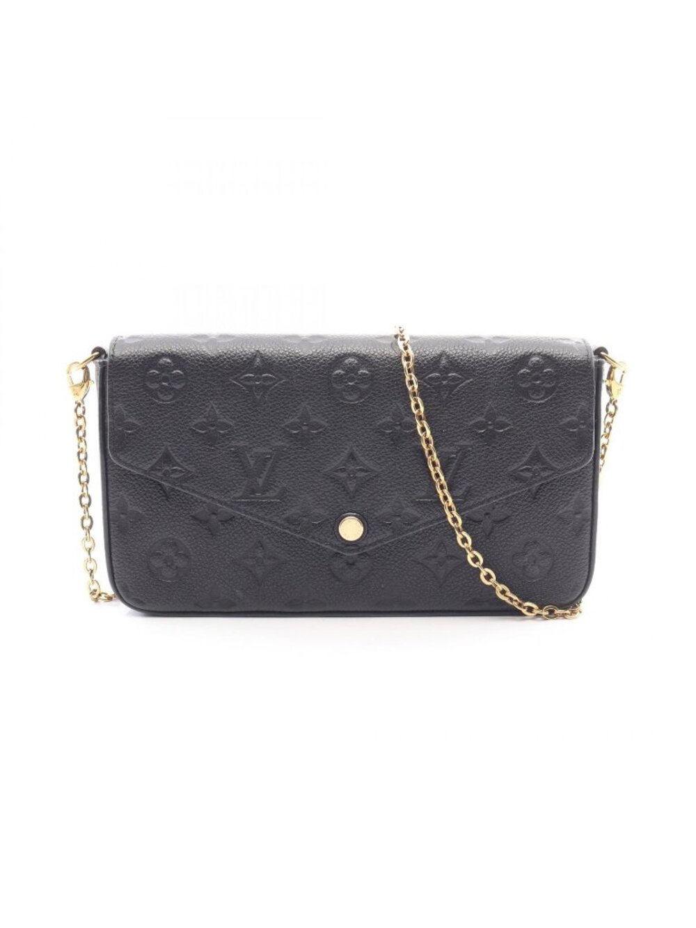 Louis Vuitton Shoulder Bag Pochette Felicie Noir Leather